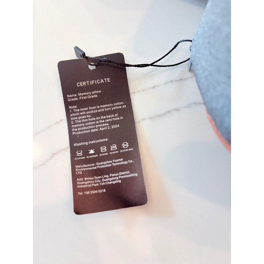 Heated Neck Pillow Gray USB Memory Foam Tech Relief